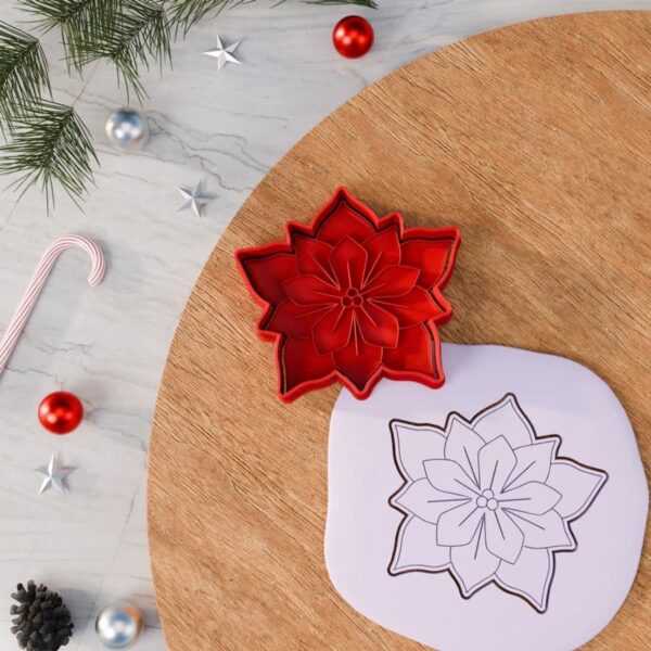 Cortador Flor de Navidad Poinsettia